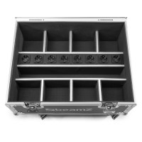 eamZ FCC12 Flightcase para 6 focos BBP612 con cargador