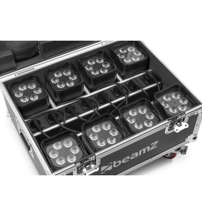 eamZ FCC12 Flightcase para 6 focos BBP612 con cargador