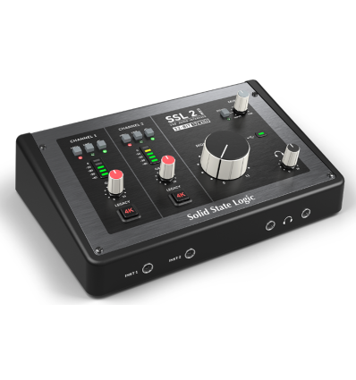 SSL 2 MKII - Interfaz de audio USB 2-in/2-out con Legacy 4K