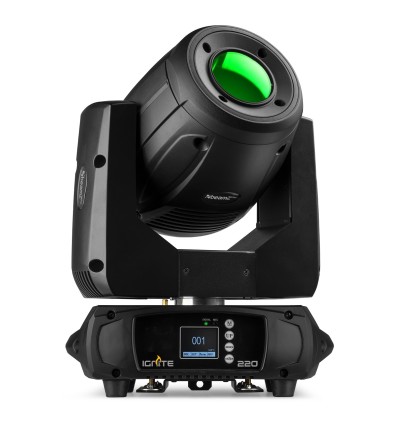 Beamz Pro IGNITE220 220W - Set de 2 cabezas móviles en flightcase