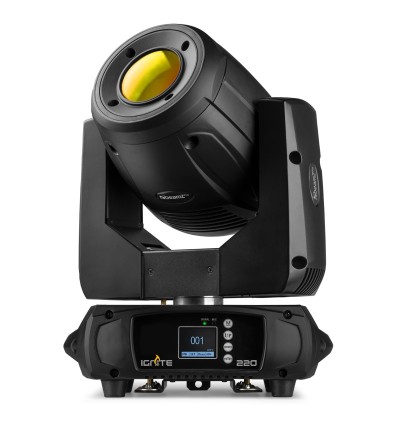 Beamz Pro IGNITE220 220W - Set de 2 cabezas móviles en flightcase