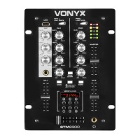 VONYX STM-2300 – Mezclador DJ de 2 canales con USB/MP3 VONYX STM-2300 – Mezclador DJ de 2 canales con USB/MP3