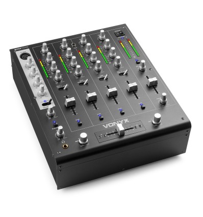 VONYX STM-7010 - Mesa de mezclas DJ de 4 canales con USB