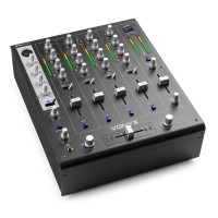 VONYX STM-7010 - Mesa de mezclas DJ de 4 canales con USB