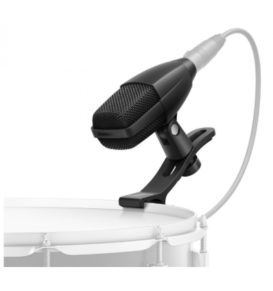 Sennheiser MD 421 Kompakt + Drum Clamp, Micrófono dinámico para instru