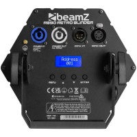 BeamZ RB90-5 Cegadora Retro Deco con Bombillas LED y Control DMX