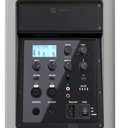 D Systems Anny 8 G - Altavoz portátil con batería y Bluetooth