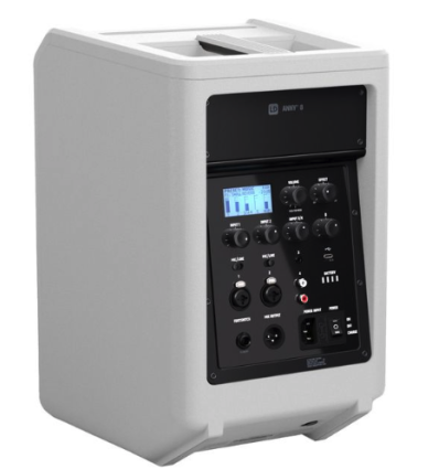 LD Systems ANNY 8 W - Altavoz portátil Bluetooth con batería y mezclad