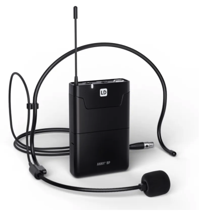 LD Systems ANNY 8 BPH B5 G - Altavoz portátil con Bluetooth y micrófon