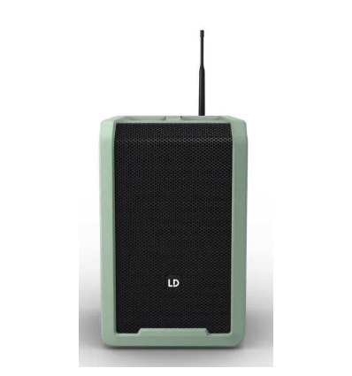 LD Systems ANNY 8 HHD B5 GN - Altavoz portátil con Bluetooth y micrófo