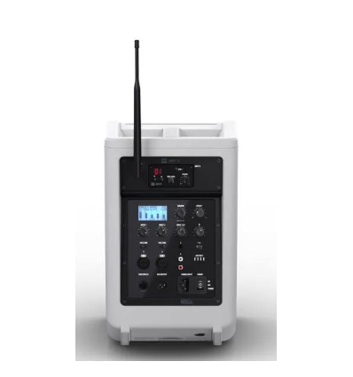 LD Systems ANNY 8 HHD B5 W – Altavoz portátil Bluetooth con micrófono