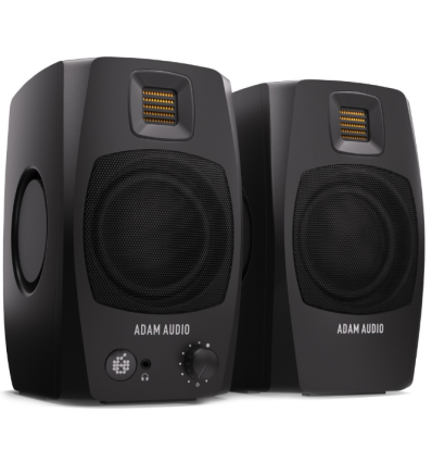 ADAM Audio D3V Black - Monitor de estudio compacto de alta precisión