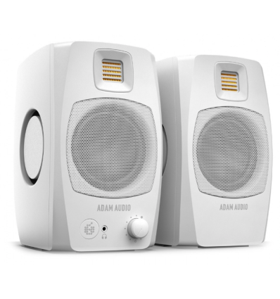 ADAM Audio D3V White – Monitor de estudio compacto de alta precisión