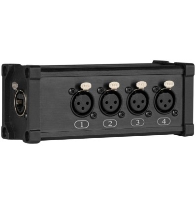 PD Connex CX187 splitter RJ45 a 4 XLR3F para eventos y escenarios