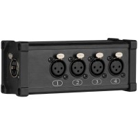 PD Connex CX187 splitter RJ45 a 4 XLR3F para eventos y escenarios