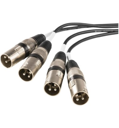 PD Connex CX190 splitter RJ45 a 4 XLR3M, 0.7 metros para eventos