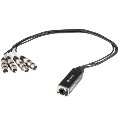 PD Connex CX192 splitter RJ45 a 4 XLR3F, cable de 0.7m