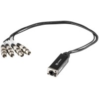 PD Connex CX192 splitter RJ45 a 4 XLR3F, cable de 0.7m