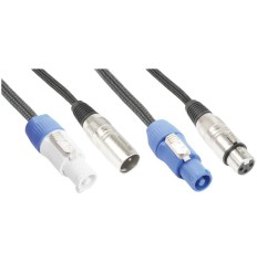 PD Connex CX06-0.50 Ligero Combi Cable XLR y PowerCon 0.50m