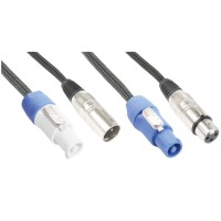 PD Connex CX06-0.50 Ligero Combi Cable XLR y PowerCon 0.50m PD Connex CX06-0.50 Ligero Combi Cable XLR y PowerCon 0.50m