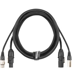 PD Connex CX07-0.50 Combi Cable Powerconnector TR - XLR M/F 0.50m