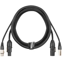 PD Connex CX07-0.50 Combi Cable Powerconnector TR - XLR M/F 0.50m PD Connex CX07-0.50 Combi Cable Powerconnector TR - XLR M/F 0.50m