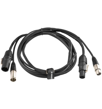 PD Connex CX07-0.50 Combi Cable Powerconnector TR - XLR M/F 0.50m
