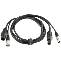 PD Connex CX07-0.35 Combi Cable Powerconnector TR - XLR M/F 0.35m