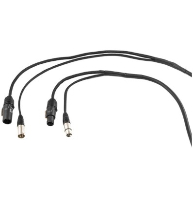 PD Connex CX07-0.35 Combi Cable Powerconnector TR - XLR M/F 0.35m