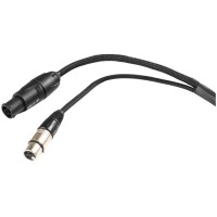 PD Connex CX07-0.35 Combi Cable Powerconnector TR - XLR M/F 0.35m