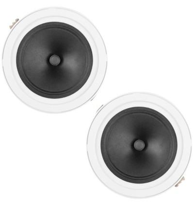 Power Dynamics MSLP50 Altavoces Marinos 5" 80W Perfil Bajo IPX5