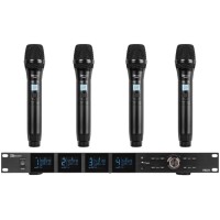 Power Dynamics PD524 Micrófonos UHF 4 Canales