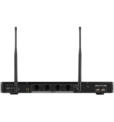 Power Dynamics PD524 Micrófonos UHF 4 Canales