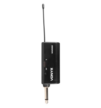 Vonyx WM552B Sistema UHF Dual de Micrófonos Inalámbricos de Petaca