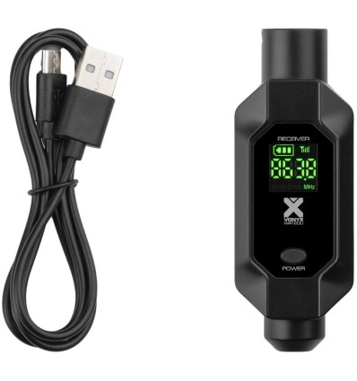 Vonyx WAT200R Receptor de Audio Inalámbrico 16 Canales UHF