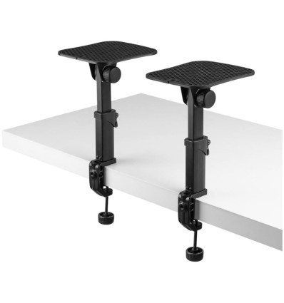 Vonyx 180.223 S32 soporte de pinza ajustable para monitor de estudio