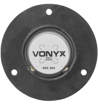 Vonyx 902.304 WSD74 Tweeter de cúpula de seda de 74 mm, 40W