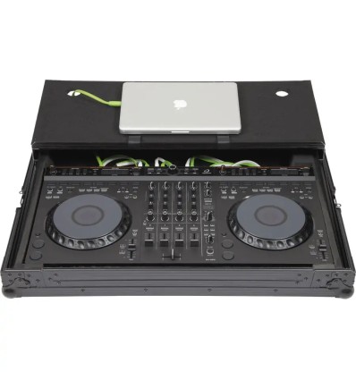 Flight case controlador MIDI Alphatheta DDJ-GRV6 con soporte portátil