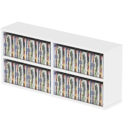 Glorious CD Box 180 White – Almacenamiento para 180 CDs
