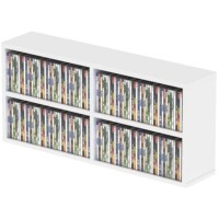 Glorious CD Box 180 White – Almacenamiento para 180 CDs Glorious CD Box 180 White – Almacenamiento para 180 CDs