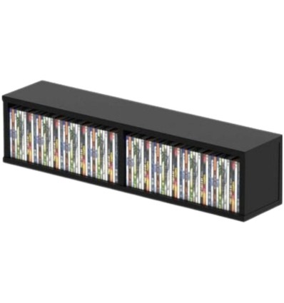 Glorious CD Box 90 Black – Almacenamiento para 90 CDs