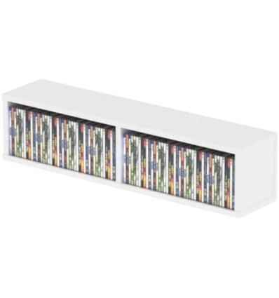 Glorious CD Box 90 White – Almacenamiento para 90 CDs