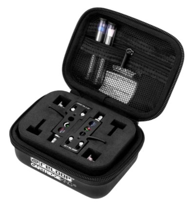 Reloop Cartridge King XS – Estuche de transporte para 2 cartuchos DJ