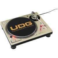UDG U9935 Slipmat Set Negro y Dorado para Giradiscos, 12"