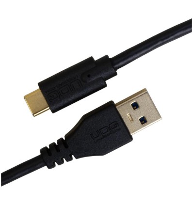 UDG U98001BL USB 3.2 C-A Cable 1.5m Negro para Audio Profesional