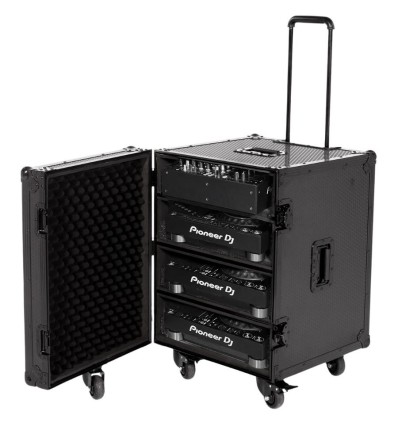 Flight Case UDG 4 CDJ/Mixer Black Plus – Protección DJ