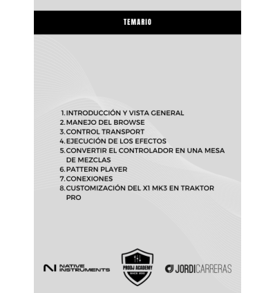 Native Instruments Traktor X1 MK3 + Tutorial + Modular Bag + Camiseta