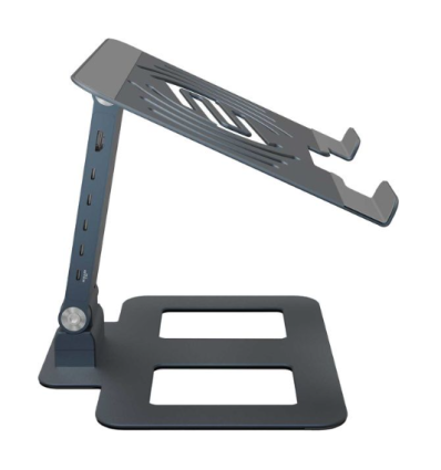 Reloop Stand Hub Pro - Soporte para portátil con hub multimedia 10 en