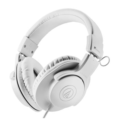 Audio-Technica ATH-M20x Blanco – Auriculares Profesionales de Monitori
