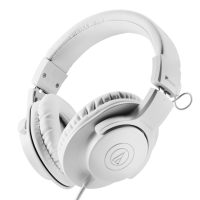 Audio-Technica ATH-M20x Blanco – Auriculares Profesionales de Monitori